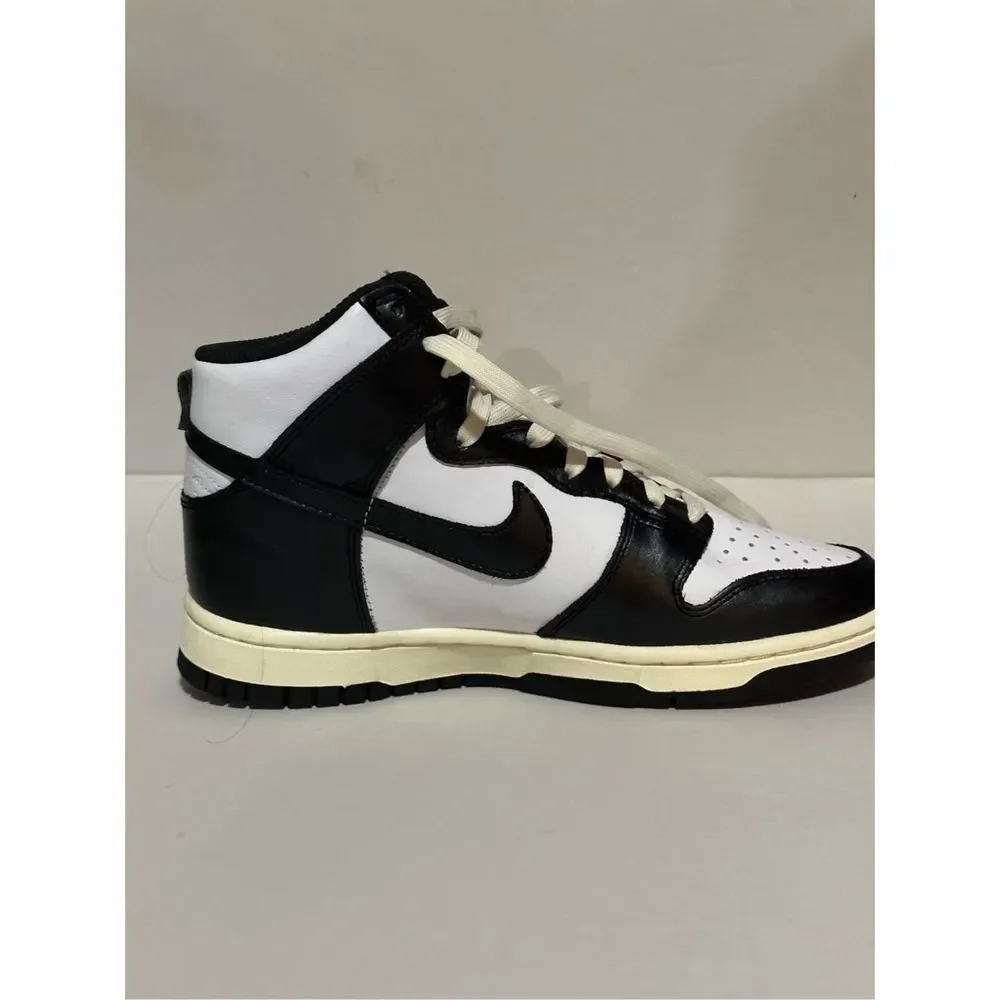 Nike Women's Dunk High Vintage Black Coconut Milk DQ8581-100 Size 7.5 - Picture 10 of 16